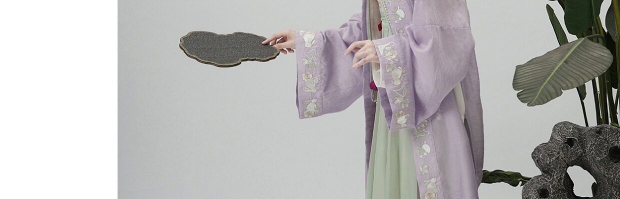 Китайцы одежда наборы 【上遥居】晚云间  宋制 原创汉服 女 春夏款 白色百迭长裙 内搭