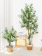 Nordic Artificial Green Plant Olive Tree Indoor Living Room Floor-Standing Bonsai Clothing Store Window Decoration Landscaping Large Fake Green Plant