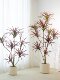 Nordic ins Style Artificial Green Plant Dragon Blood Tree Millennium Tree Fake Green Plant Potted Multi-Head Indoor Floor Decoration for Living Room
