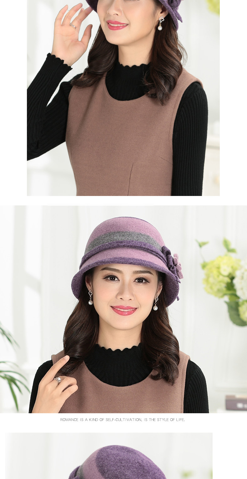 Chapeau pour femme en Melange de laine - Ref 3234094 Image 14