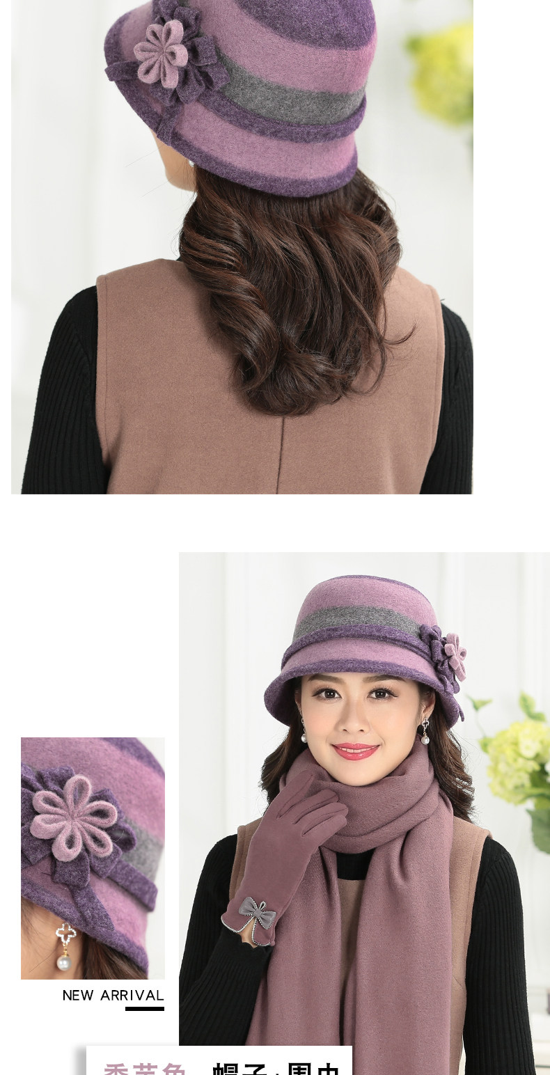 Chapeau pour femme en Melange de laine - Ref 3234094 Image 15