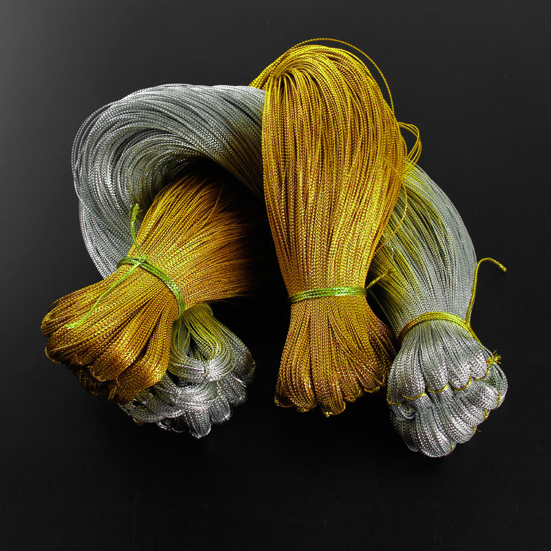 Festival decoration rope hung rope 100m Christmas color ball line gold silver ceiling decorated universal hanging line