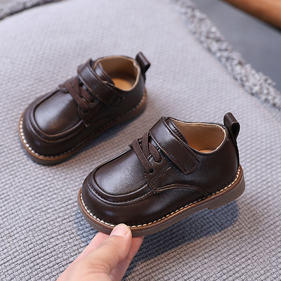 Spring and Autumn Baby Shoes, Boys' Small Leather Shoes, Soft-Soled Shoes for 1 to 3 Years Old, Toddler Shoes, Non-Slip Baby Shoes, Girls' Single Shoes — 3
