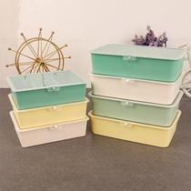 TAO524 color plastic compartment storage box with lid kindergarten art painting hand tool box wardrobe drawer