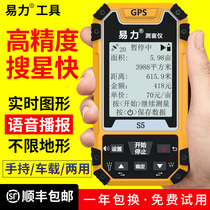 Muzzle meter High-precision handheld gps Land area muzzle meter Vehicle-mounted harvester Muzzle meter instrument