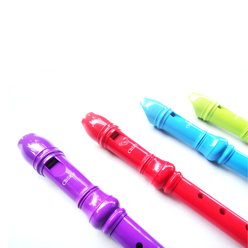 Nhạc cụ CBSKY chơi trẻ em 8 lỗ clarinet trẻ em mới bắt đầu sáo trẻ em chơi nhạc cụ đồ chơi âm nhạc - Nhạc cụ dân tộc đàn bầu