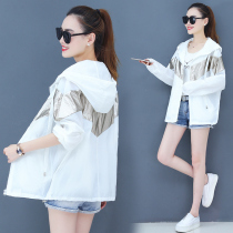 Sunscreen Womens Summer Thin jacket 2021 Korean version of the new loose fashion sunscreen for long sunscreen clothing