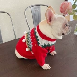 Pet Internet знаменитость рождественская одежда для собачьей кот с участием Тедди Шнаузер Интернет -знаменитостей щенков осень и зимний свитер