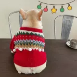 Pet Internet знаменитость рождественская одежда для собачьей кот с участием Тедди Шнаузер Интернет -знаменитостей щенков осень и зимний свитер