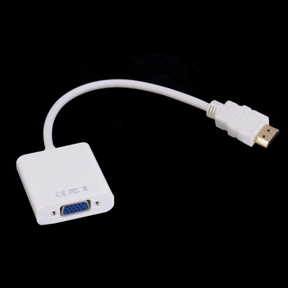 HDMI Male to VGA Female Video Cable Cord Converter Adapter 1