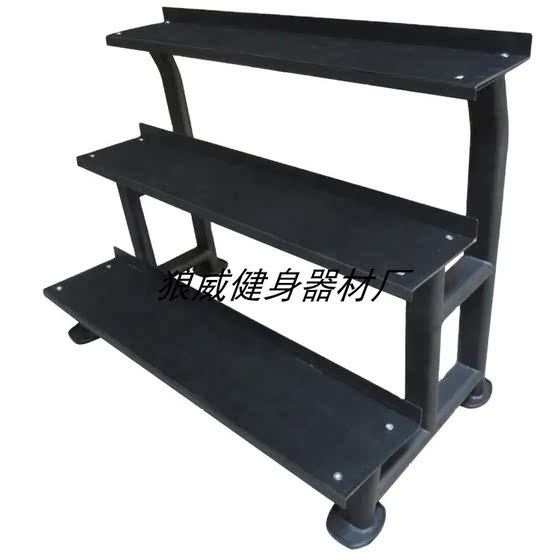 Double-Layer Kettlebell Rack Multi-Functional Gym Commercial Personal Training Studio Kettlebell Placement Rack Combination Training Fitness Rack