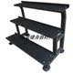 Double-Layer Kettlebell Rack Multi-Functional Gym Commercial Personal Training Studio Kettlebell Placement Rack Combination Training Fitness Rack