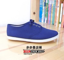 Blue shoes canvas shoes blue sneakers wu shu xie sports shoes tiao cao xie performance yan chu xie track shoes