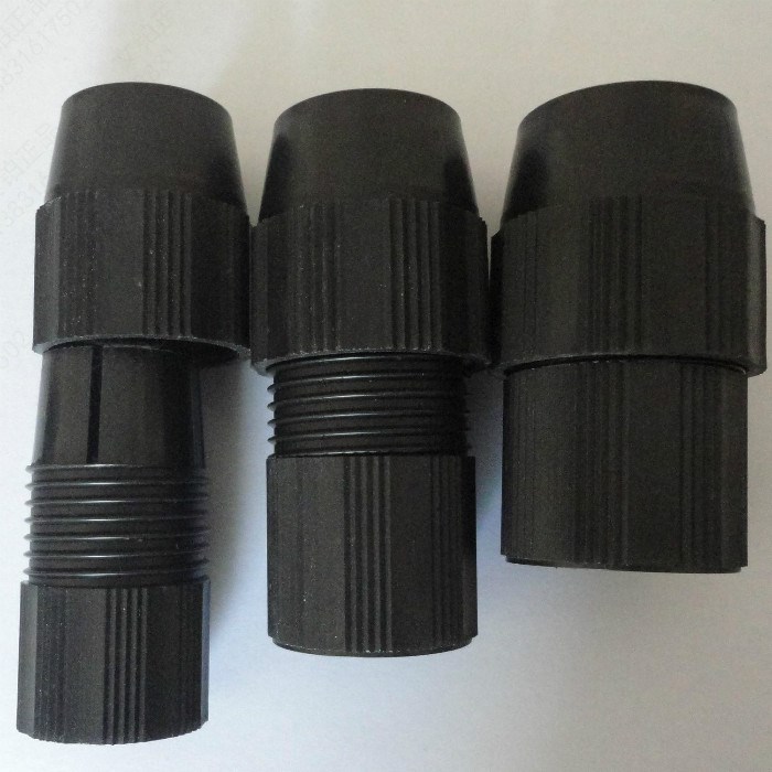 Stainless steel telescopic rod connector plastic fixed net rod locator high-quality outer lock buckle connector fishing gear accessories