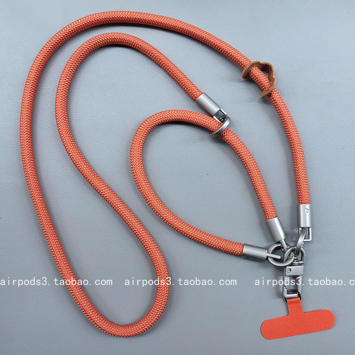 Mobile Phone Lanyard 2-in-1, Can Be Worn as a Crossbody Strap, Metal Double Buckle, Rotating Head, Adjustable Shoulder Strap, Braided Rope, Thickened