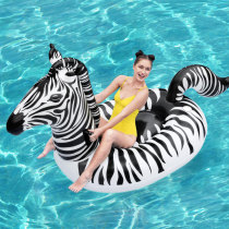 bestway Net red swimming ring inflatable animal mount sea swimming air bed water floating bed toy floating row