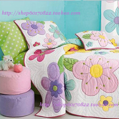 Floral * export boutique original single spring autumn quilted by summer and winter quilt by hand quilted quilted quilt cover classic hot pin-Taobao
