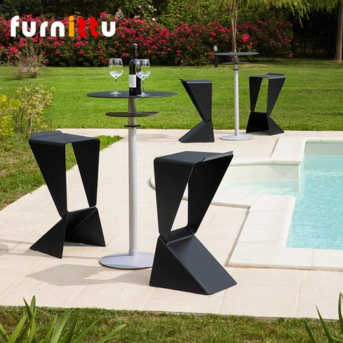 furnittu Дизайнерская мебель значок табурета табурета креативная открытая металлическая барная барная барная барная стола