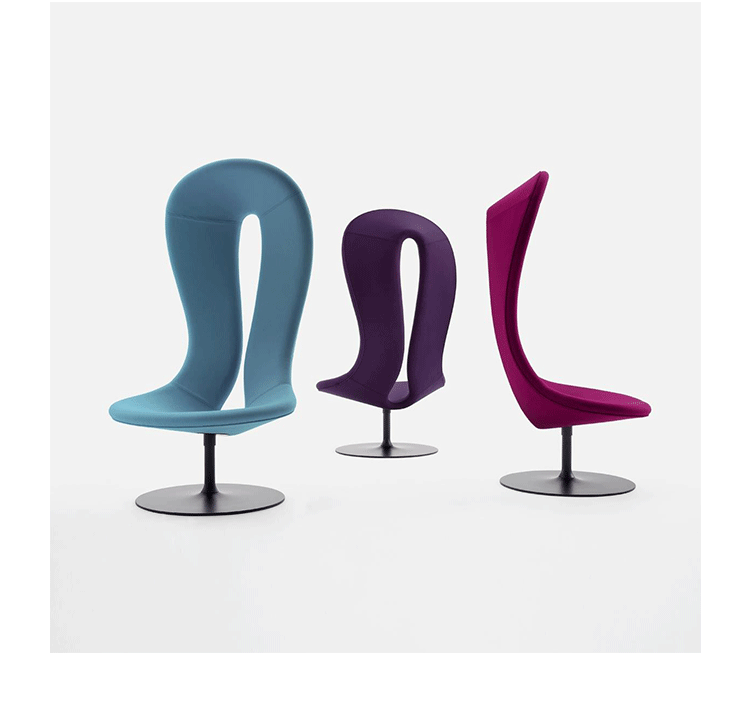 Nội thất nhà thiết kế đồ nội thất hannah phòng chờ nhập khẩu vải cashmere ghế tựa lưng