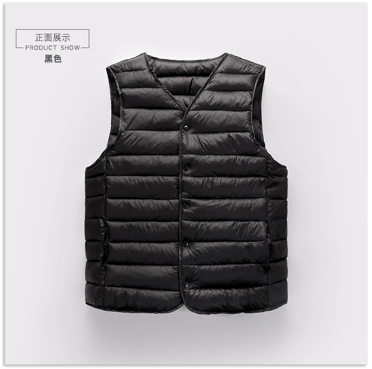 Mùa thu và mùa đông vest nam cotton mặc áo lót cũ và trẻ trung các kiểu áo ghi lê nam