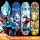 Детский самокат Ultraman 4-8 лет для начинающих мальчиков и девочек 8-12 лет, мигающий четырехколесный скейтборд Digaot mini 0