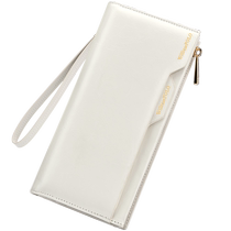 Emperor Paul Leather Wallet Womens 2024 New Handbag Long Coin Purse Drivers License Card Holder Simple Wallet