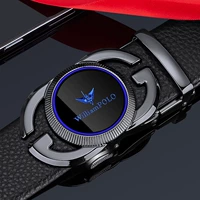 Грумная пряжка Blue Label [Lychee Pattern-Leather]