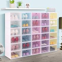 Shoe rack Easy multilayer Home Dust-proof assembly Economy Type provincial space Dormitory Small Shoe Shelf Containing transparent and affordable