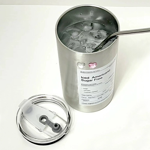 Портативный стакан из нержавеющей стали, термос, трубочка со стаканом