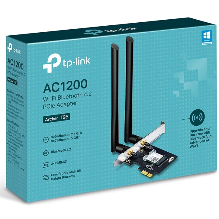 TP-LINK Archer T5E AC1200 dual-frequency wireless network card Bluetooth 4 2 desktop computer PCI-E interface