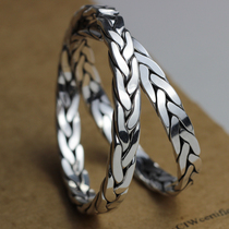 Valentines Day Valentines Day gift love lingering 999 foot silver personality silver bracelet adult male female couple sterling silver bracelet