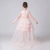 Đầm trẻ em váy công chúa váy bé gái khoe sắc hồng cô bé phong cách nước ngoài chủ trì trang phục piano - Váy trẻ em
