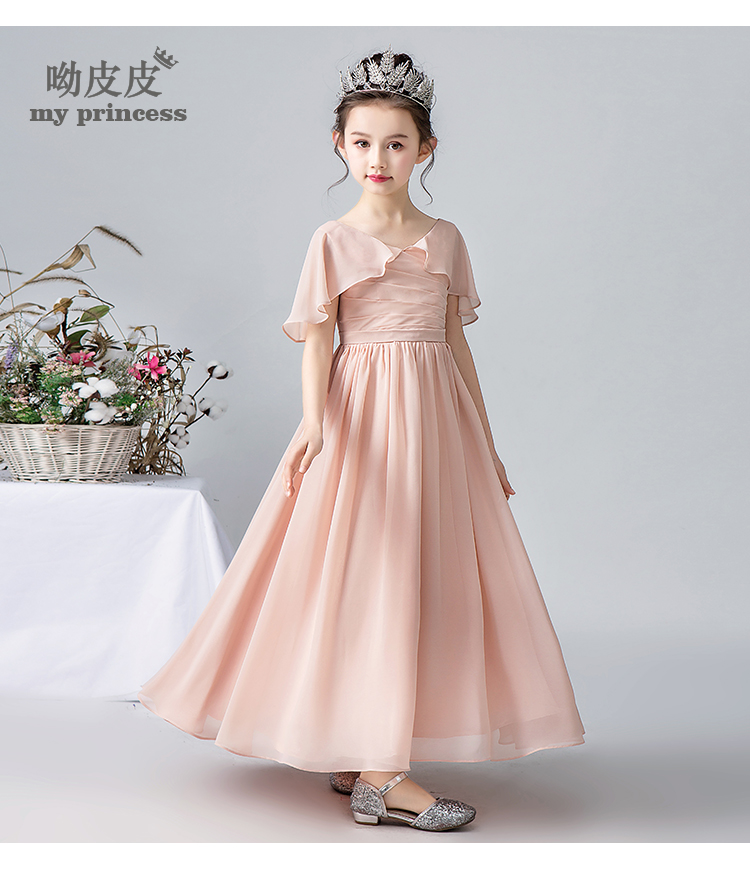 Cô gái ăn mặc buổi tối trẻ em ăn mặc công chúa váy chủ nhà hợp xướng piano trang phục chơi violin mùa hè - Váy trẻ em đồ cho bé gái