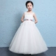Cô gái mặc váy mùa hè trang phục piano trẻ em trong trang phục sinh nhật trẻ em lớn trên sàn catwalk trình diễn hoa cưới cô gái