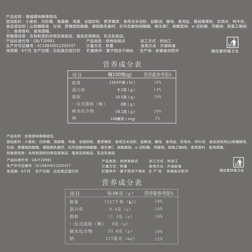 乐锦记 Рука -Хлеб 750G коробка