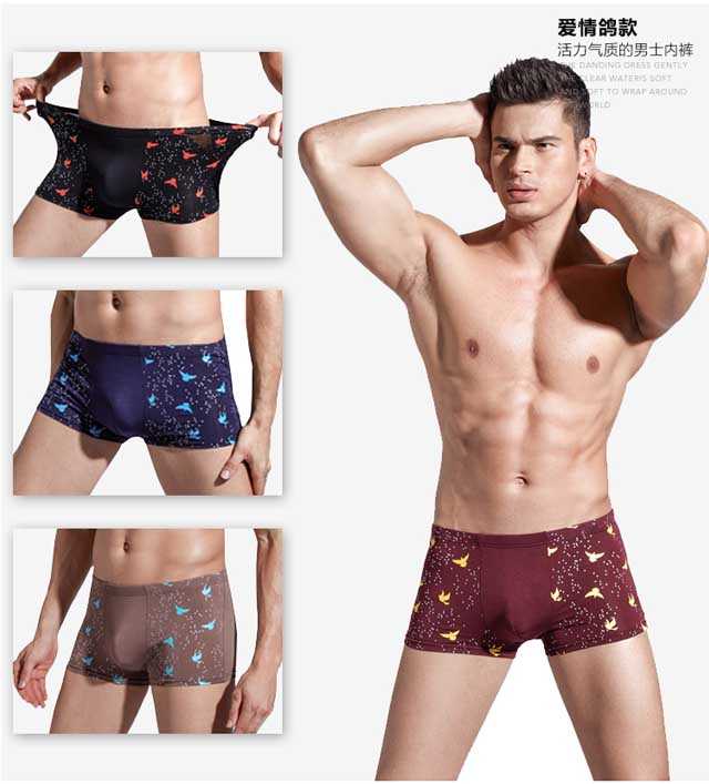 3 mảnh bí mật của võ sĩ nam modal dog năm đỏ lớn cuộc sống đồ lót nam hộp quà tặng shop do lot