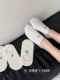 Women's No-Show Socks, Summer Thin Low-Cut Invisible Socks, Trendy Pure Cotton Non-Slip, No-Slip Heel, Embroidered Short Socks for Women