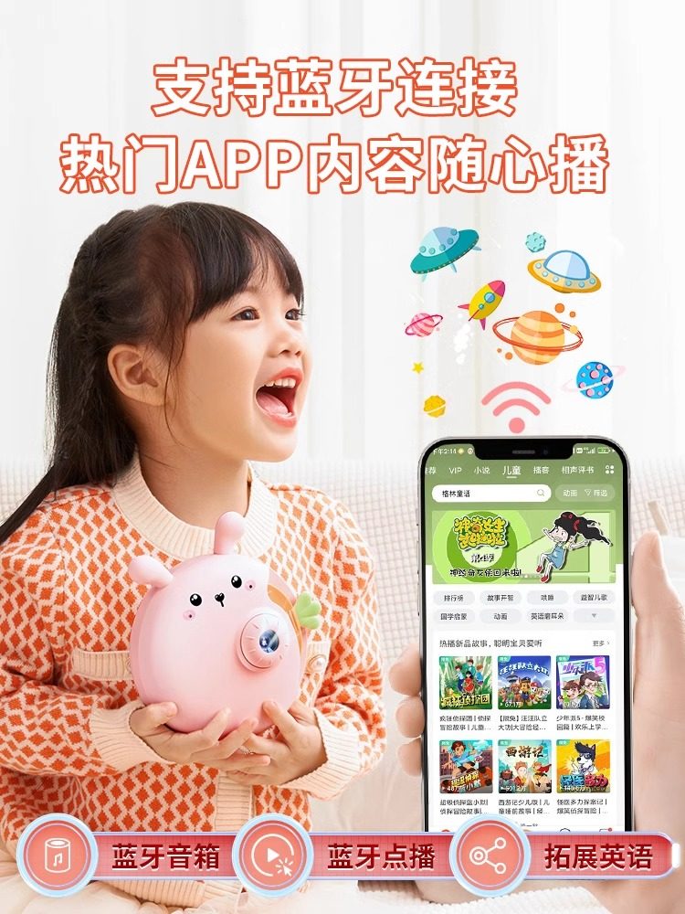 Projector Story Machine New Year Children's Gift for Girls Bedtime Early Education Machine Toy Lamp Baby Light Birthday 2025