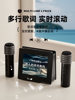 Bluetooth Speaker with Screen and Lyrics, Small Speaker for Home Karaoke, Microphone All-In-One Machine, Home Ktv Gift