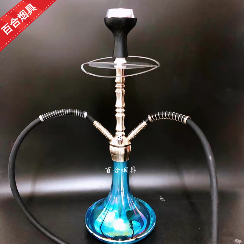 Arabian hookah full set personalized hookah shisha bar household zinc alloy single pot double four pipes