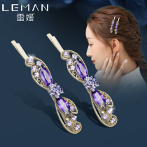 Hairclip edge clip Korean adult hair accessory top clip Bangar clip clip temperament clip bow head accessory clip