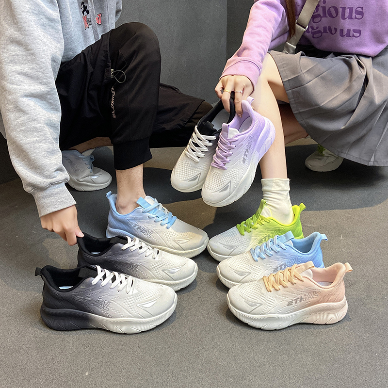 Couple Shoes Summer 2026 New Model Two-Pair Set Running Shoes Popular Breathable Trendy Versatile Sports Shoes for Women Pair