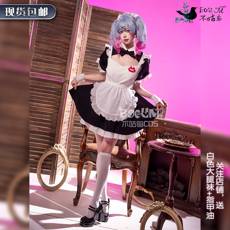 Bugu Bird ラビットホールメイドコスチューム コスプレ衣装 初ミクサウンド コスプレ衣装 ラビットホールメイドドレス