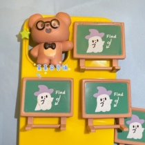 Xi Xi Grocery shop foreign trade bulk of the kings blackboard with paint-defective diy doll house decoration