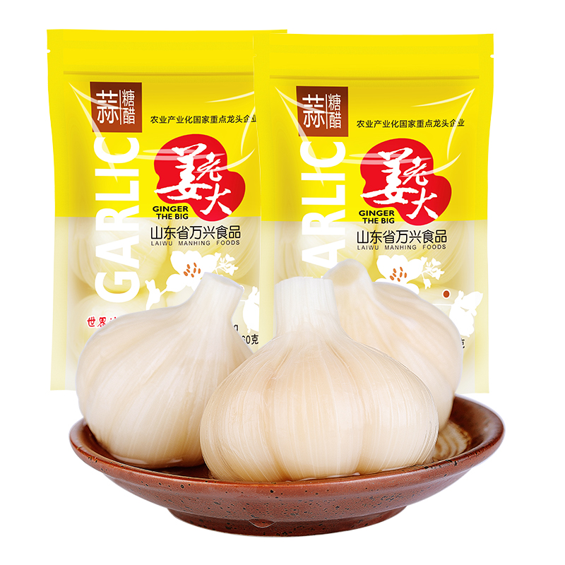 【姜老大】糖醋蒜腌制糖蒜260g*2袋