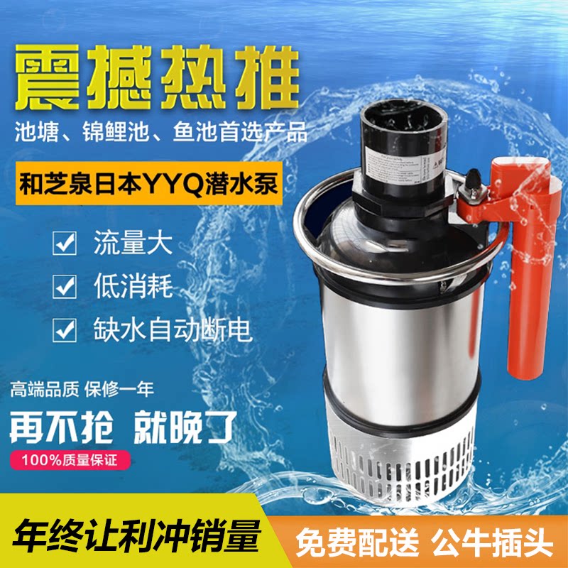 And Sesame Springs Outdoor Fish Pond Yard special stainless steel large flow high lift cycle filter submersible pump clear water pump