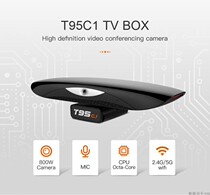 T95C1 800W camera dual RK3368 TV BOX Android 9 0 Smart tvbox