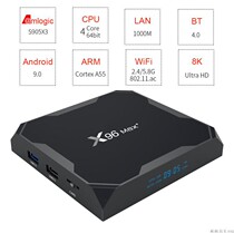 x96 max android 9 0 amlogic s905x3 Gigabit Ethernet dual band Android Set top box