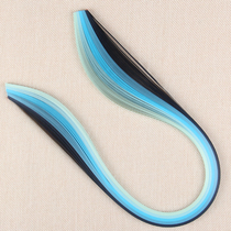 DIY long 54cm cm blue gradient paper roll paper 3mm 5mm 7mm 10mm derived paper material