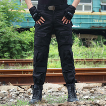 Outdoor Special Soldier Black Frogs Pants Mens Spring Autumn Tactical Combat Pants Military Training Pants Wear Resistant Work Pants Waterproof